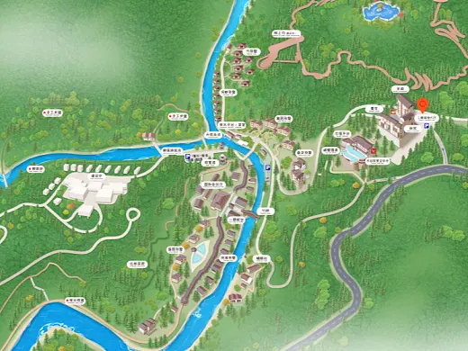 西乡塘结合景区手绘地图智慧导览和720全景技术，可以让景区更加“动”起来，为游客提供更加身临其境的导览体验。